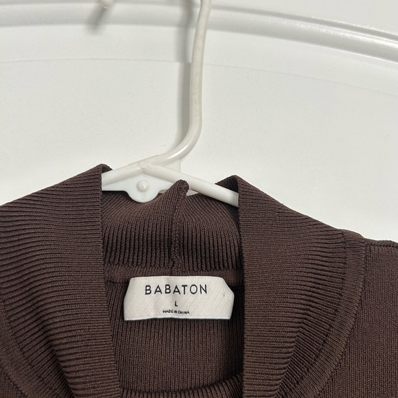 Artizia Babaton Chocolate Brown Bodycon Mini Dress size large - Picture 6 of 12